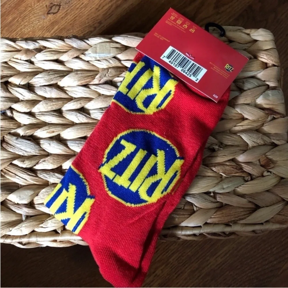 Ritz Crackers food crew socks